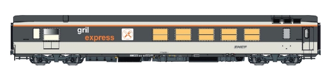LS Models LS40146 - H0 - Speisewagen Gril Express Corail, SNCF, Ep. IV-V